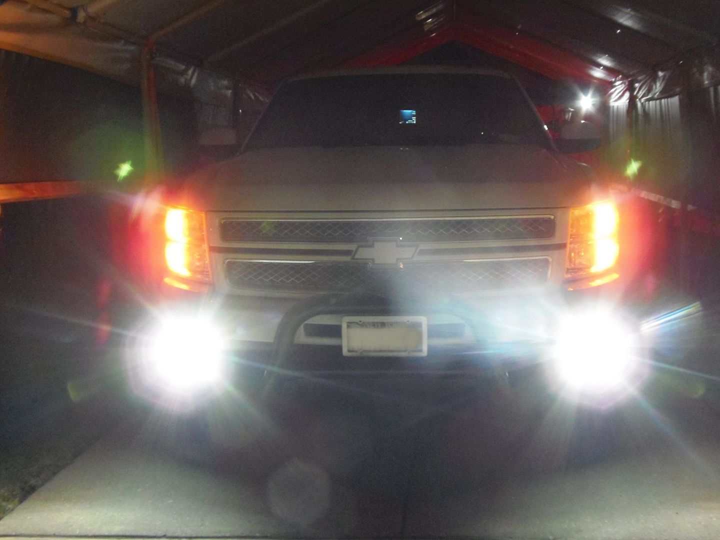 LED Fog Lights. Photography